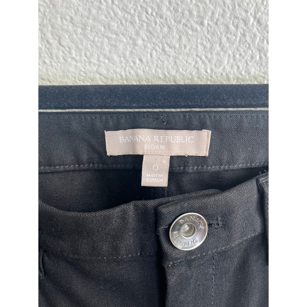 Banana Republic Sloan 5 Pocket Legging Skinny Jeans Pants Black Size 0 - Picture 3 of 7